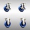 Service Caster 4 Inch 316SS Solid Polyurethane Swivel Top Plate Caster Brake 2 Rigid SCC, 2PK SCC-SS31620S414-SPUS-TLB-2-R-2 - alternate 1